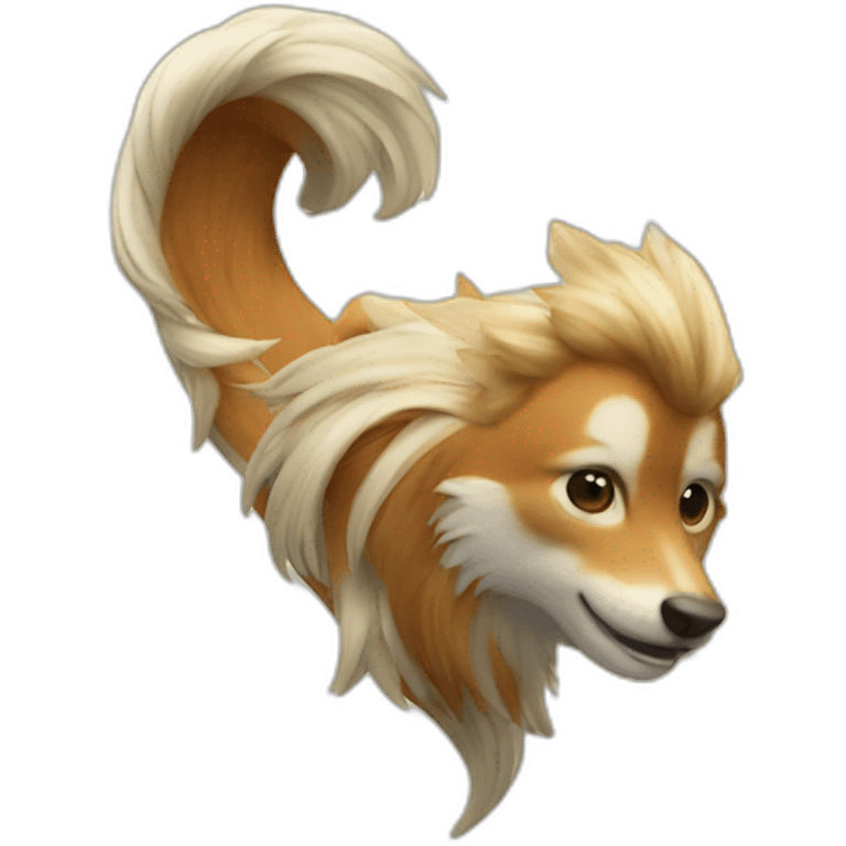 Faire tail emoji