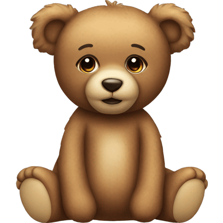 Coquette teddy bear emoji