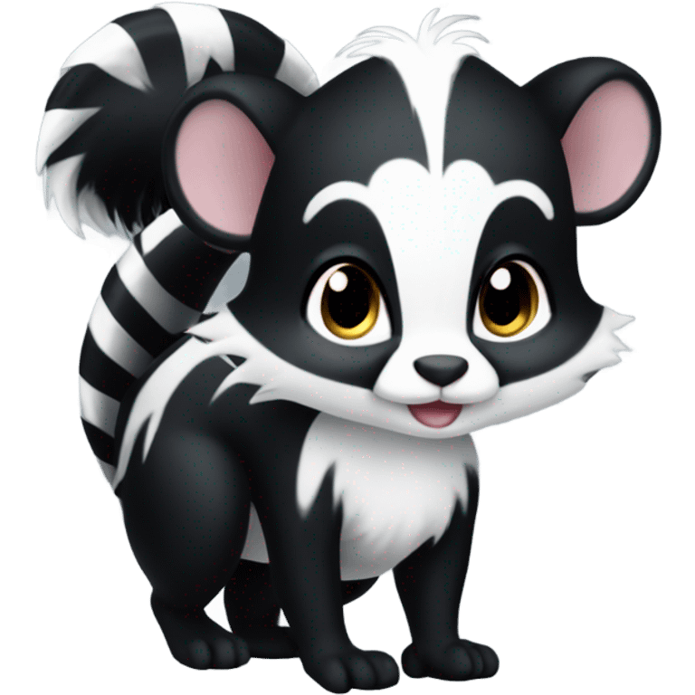 Cute skunk  emoji