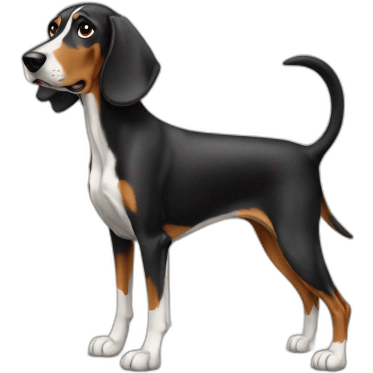 coonhound walking emoji