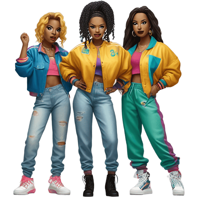 Singing group tlc emoji