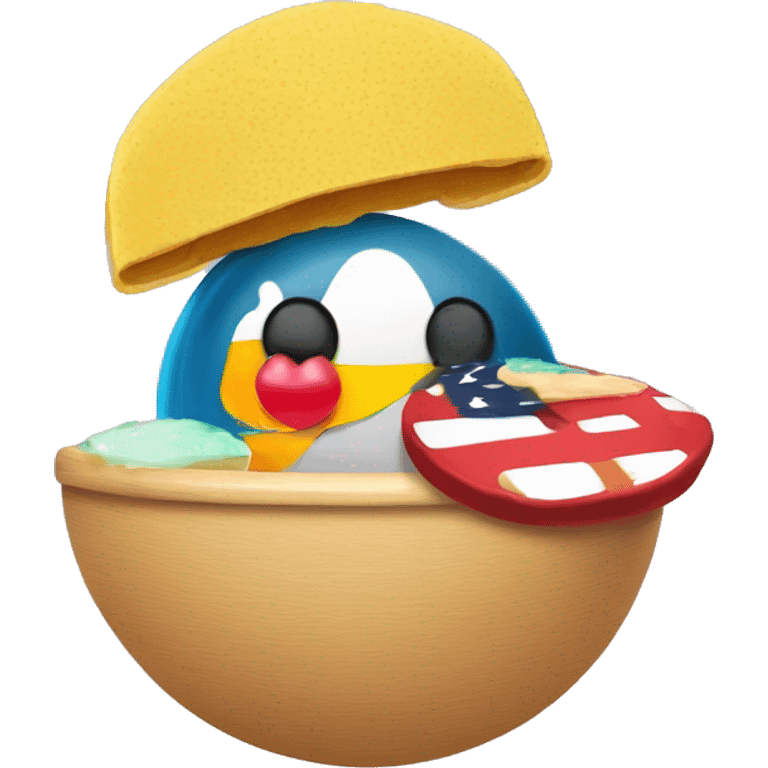 Bola de pool,con tacos de pool y paletas de pingpong con pelotita emoji