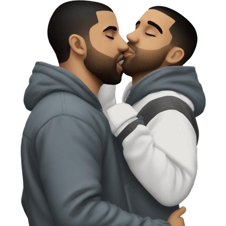 drake kissing drake kissing drake kissing drake emoji