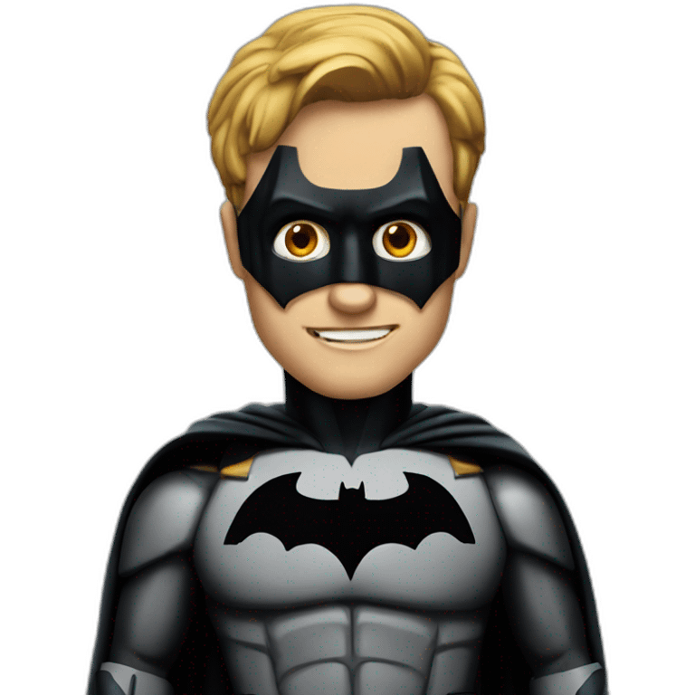 The dark knight batman flying movie emoji