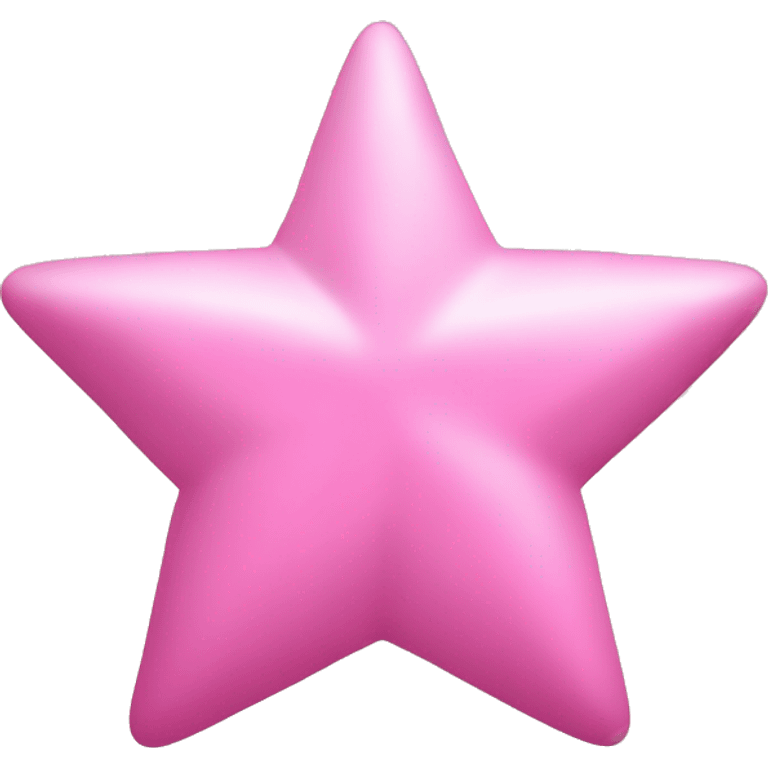 Three small pink , five-pointed stars grouped together. The stars have a slightly elongated shape, giving them a twinkling effect. They vary in size, with the largest star in the center and two smaller stars on either side.  emoji