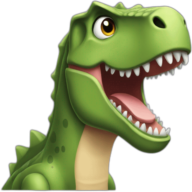 dinosaurio cool emoji