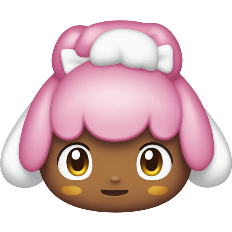 my melody sanrio emoji