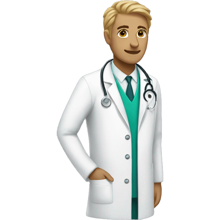 White doctor coat emoji