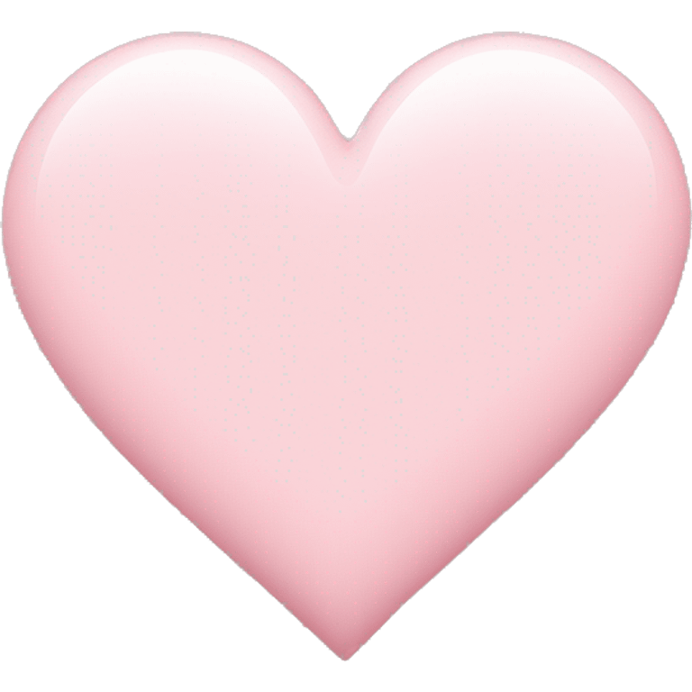 Light pink heart ￼ emoji