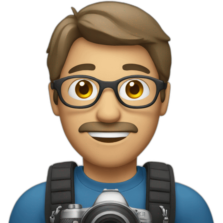 man with camera emoji