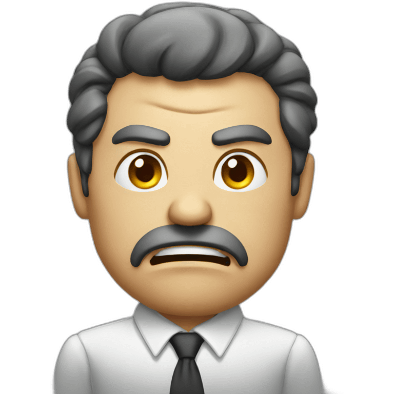 Angry boss emoji