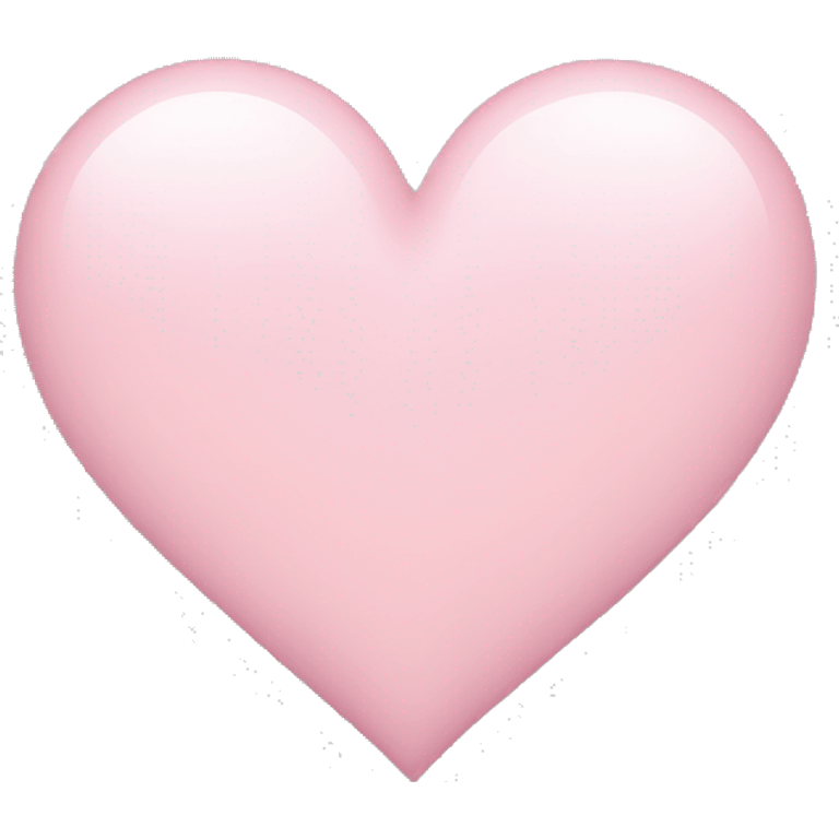 Light pink heart  emoji