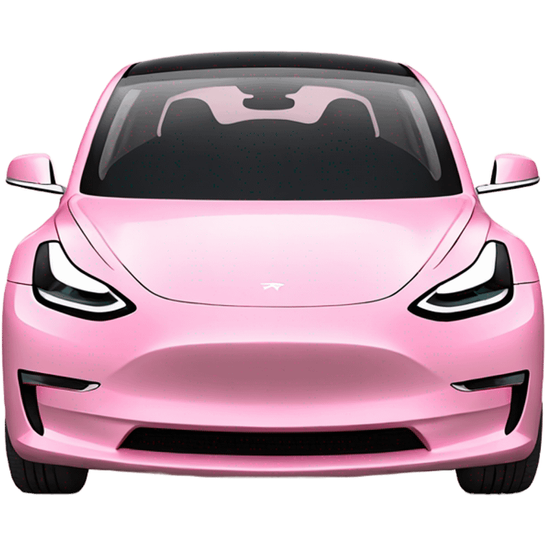 pink color tesla morel 3 emoji