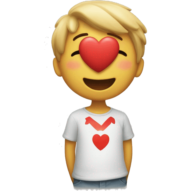 Un corazón feliz emoji