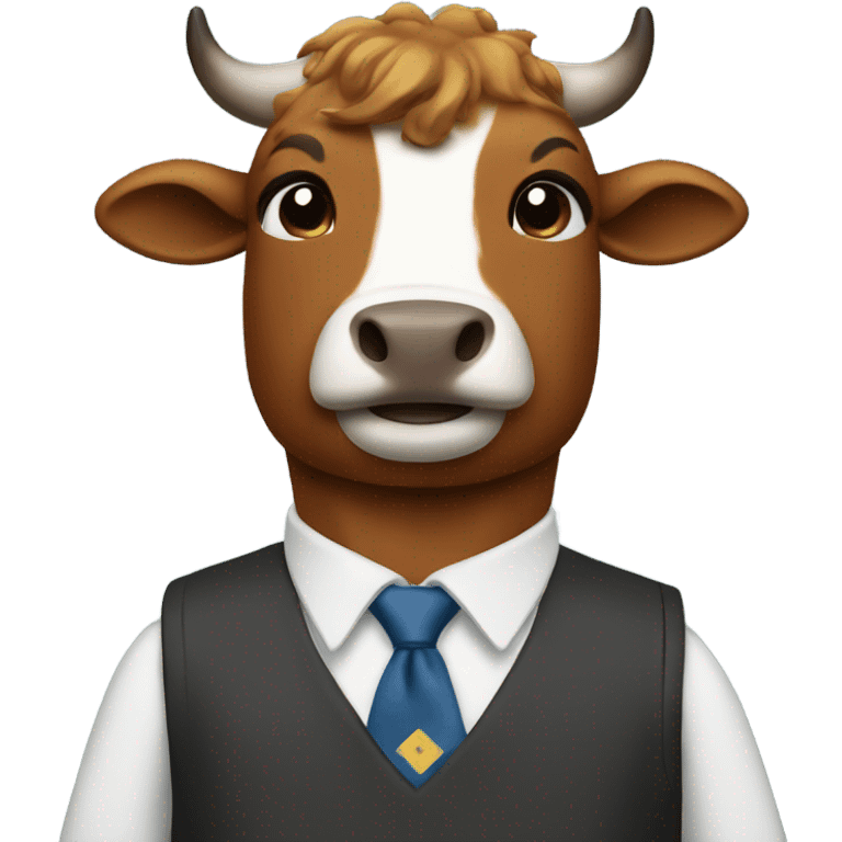 Bevo in school uniform emoji