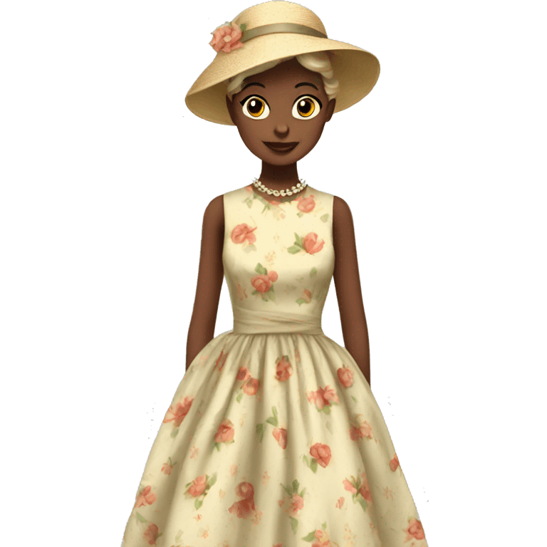 Vintage dress emoji