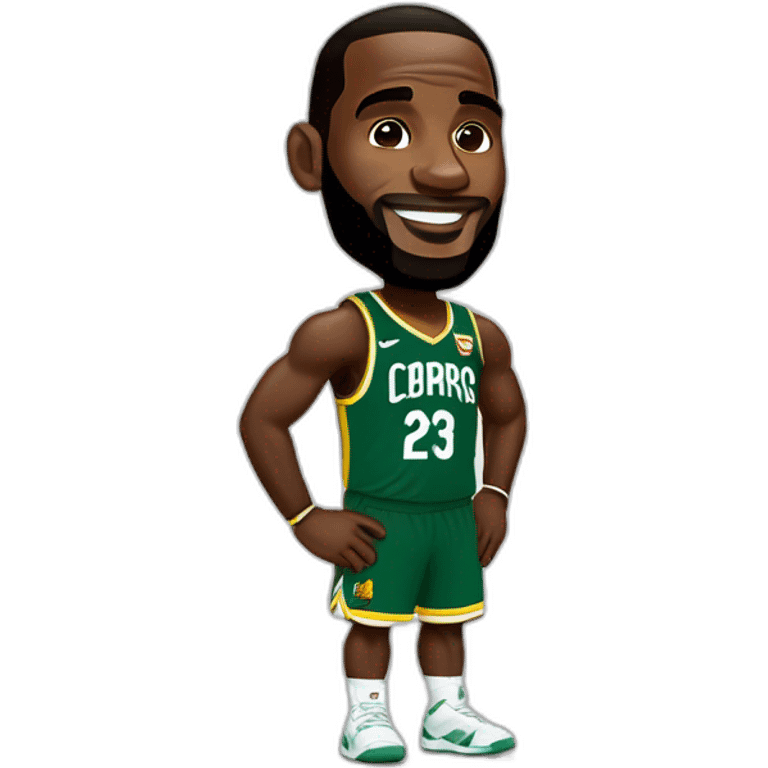 LeBron James avec le maillot Cameroun emoji