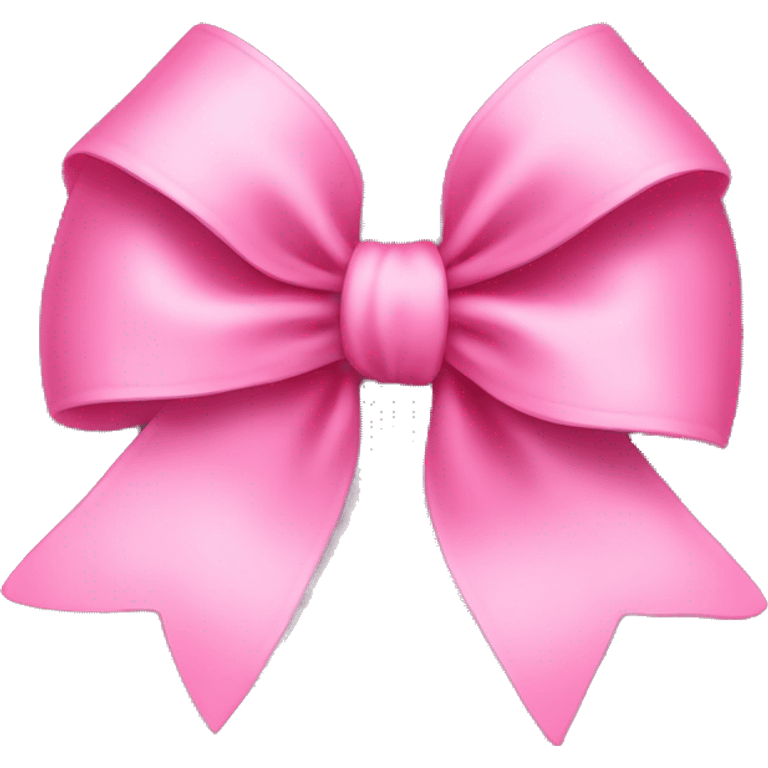 A pink bow  emoji