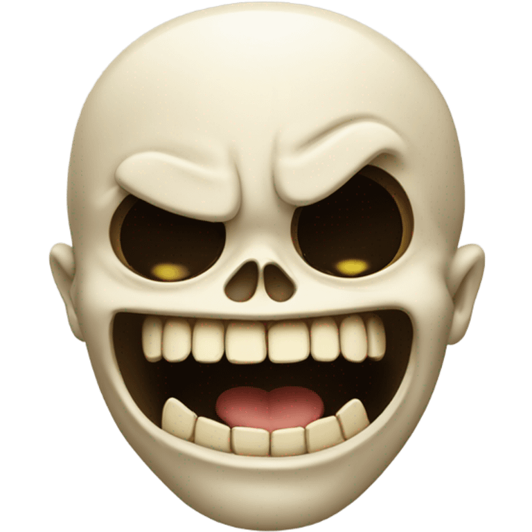 Skull laughing at you emoji