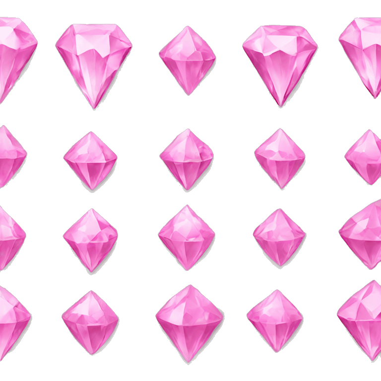 Pink diamond ring emoji