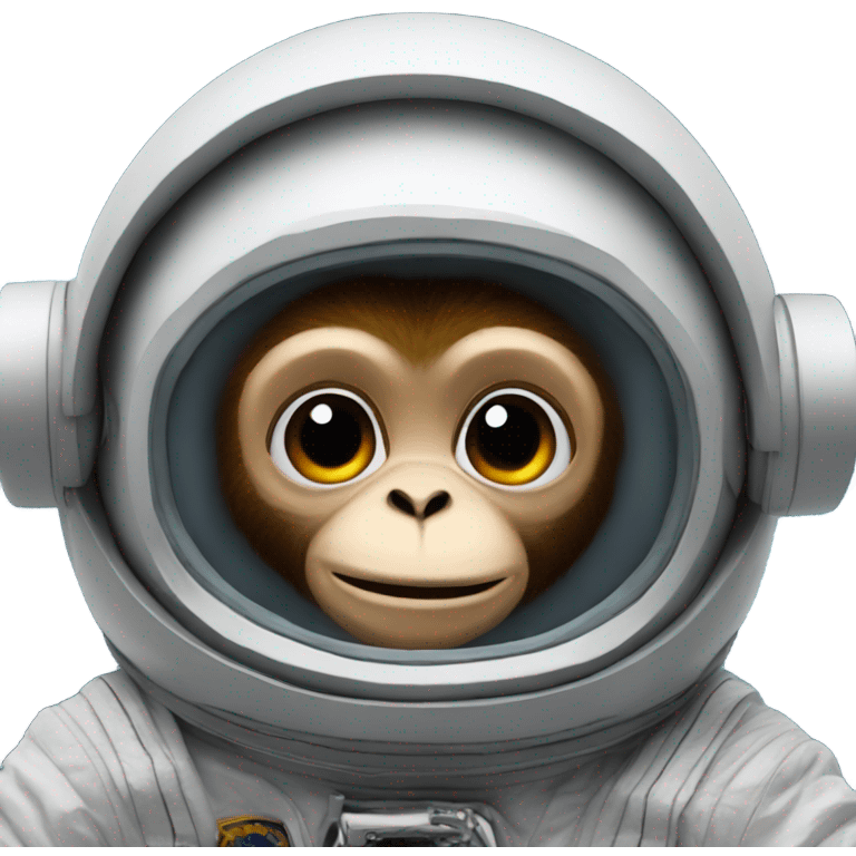 Monkey in space emoji