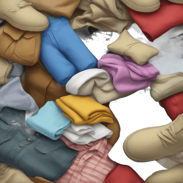 neat pile of clothes emoji