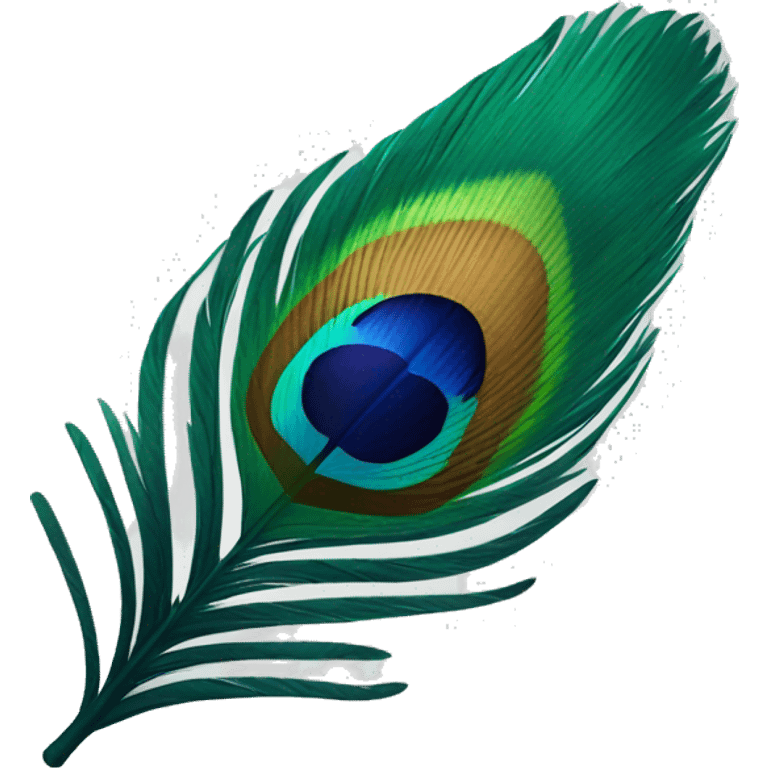 peacock feather emoji