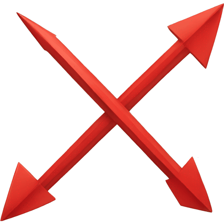 red cartoon arrow emoji