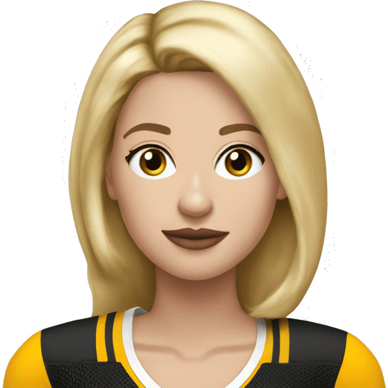 Steelers nfl girl dirty blonde fair skin emoji