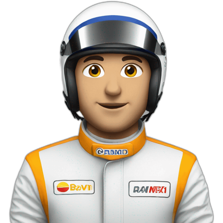 racing driver emoji