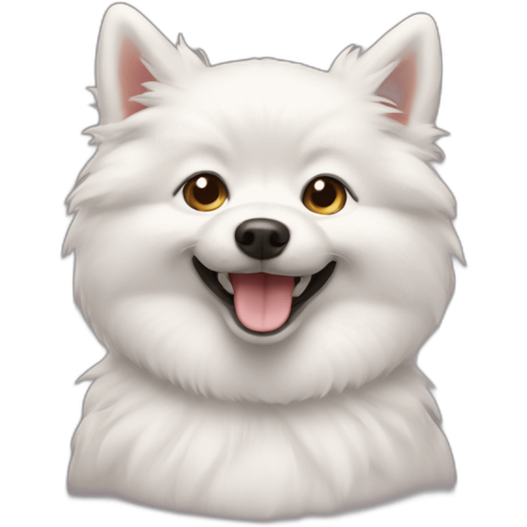 Spitz sorrindo emoji