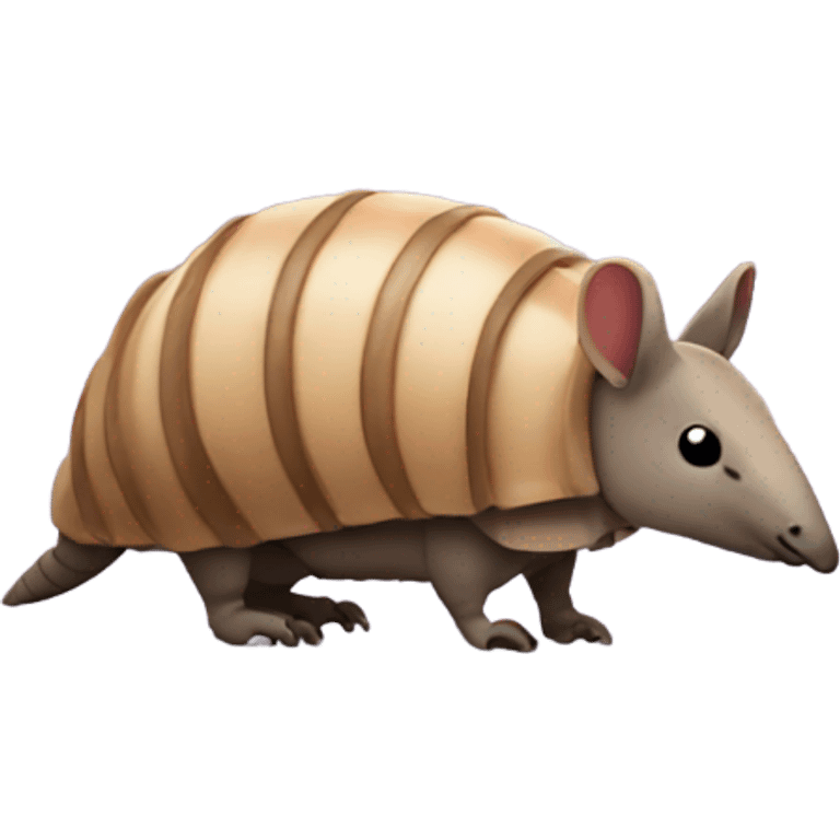 Armadillo from side emoji