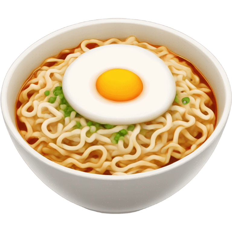 Ramen with and egg on top emoji