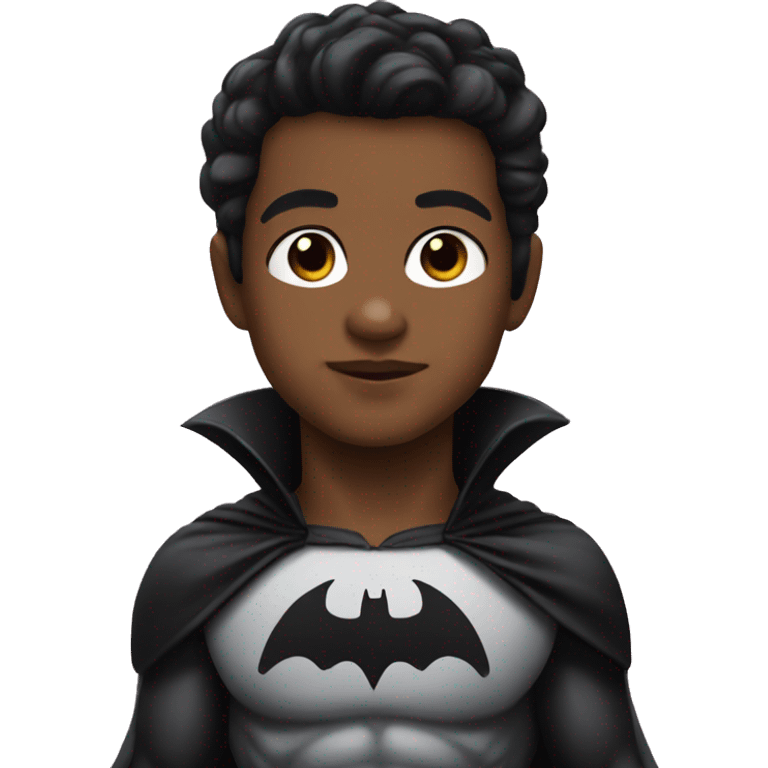 Baby batman black hair emoji