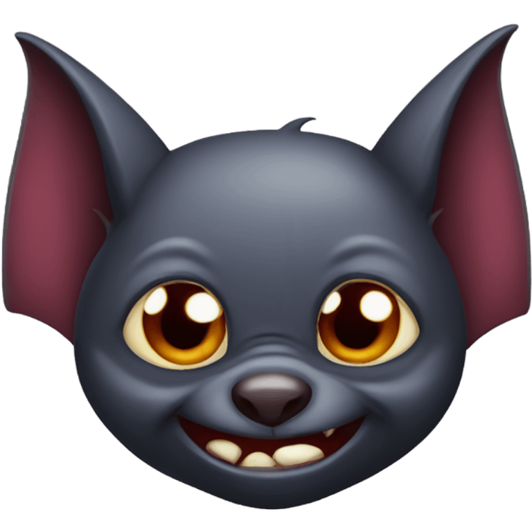 Cute vampire bat  emoji