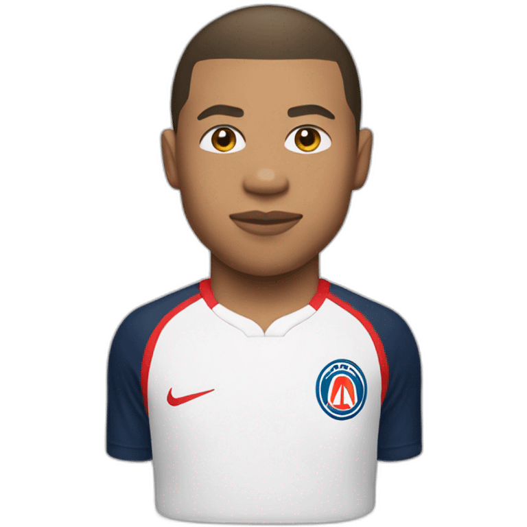 mbappe wearing a indochine shirt emoji