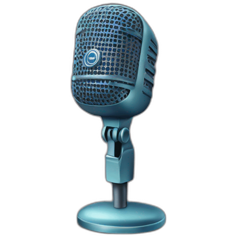 Sing microphone emoji