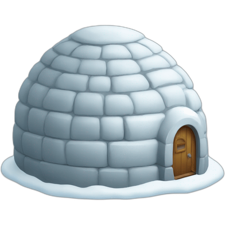 igloo waving hello emoji