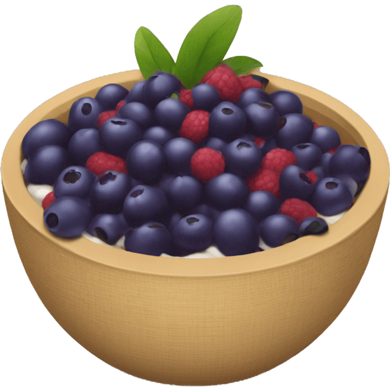 Açai bowl emoji