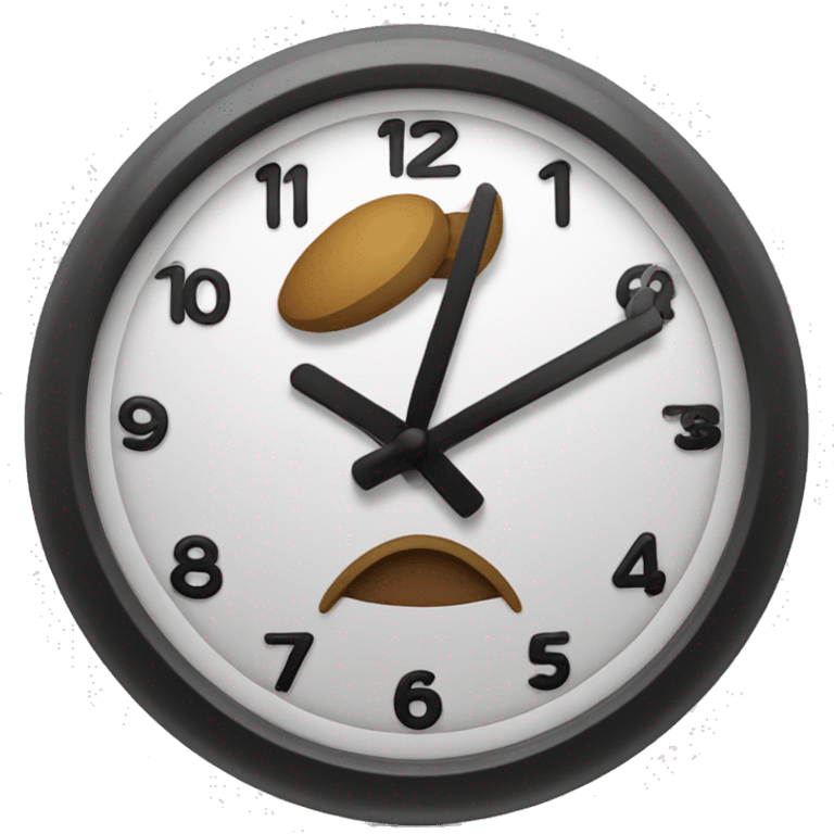 a gosth with a clock emoji