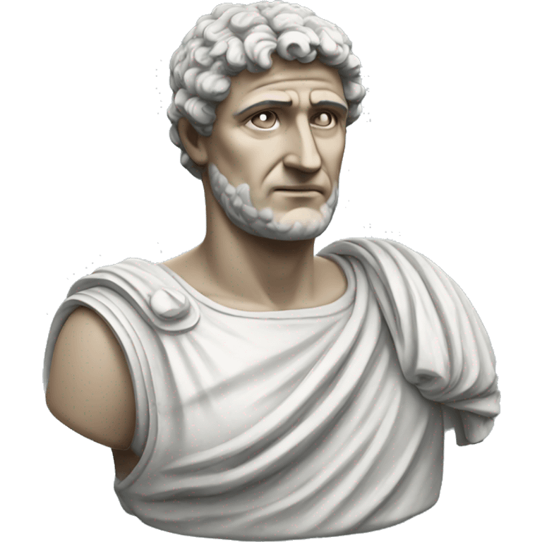 Roman man Statue  emoji