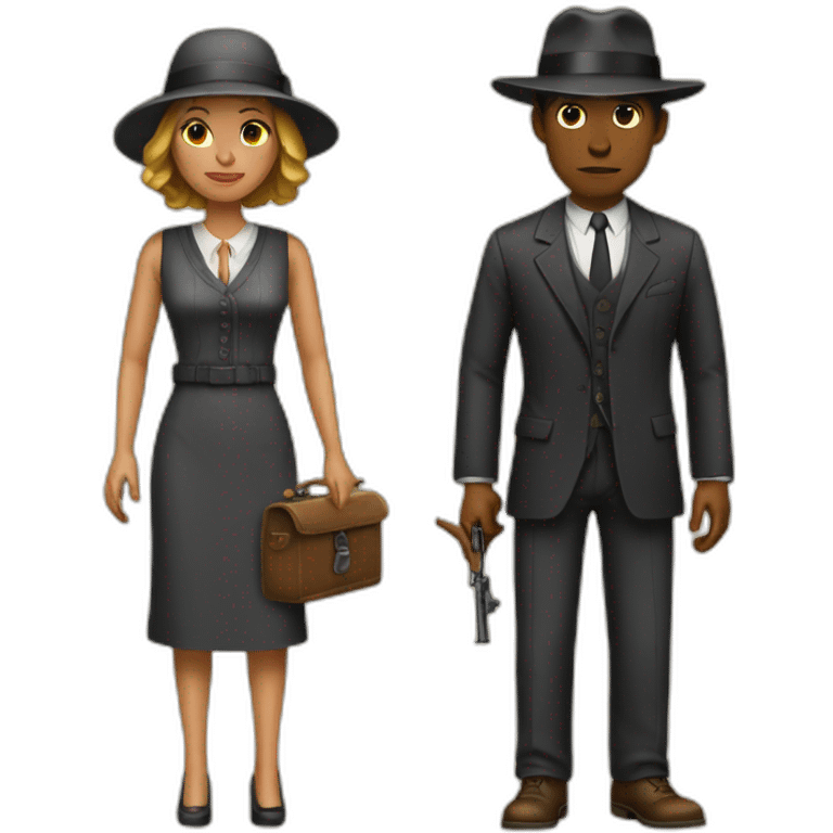 bonnie and clyde emoji