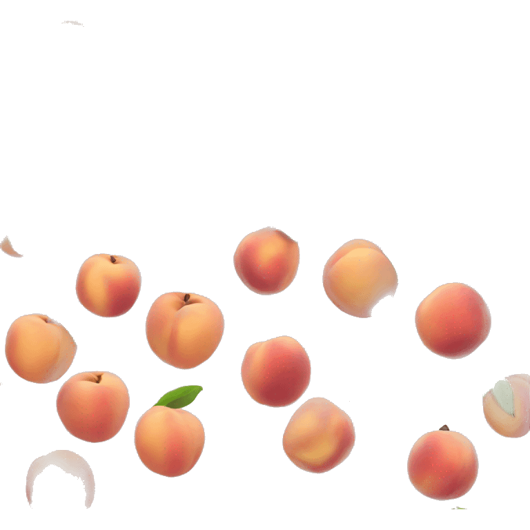 Pink peach emoji