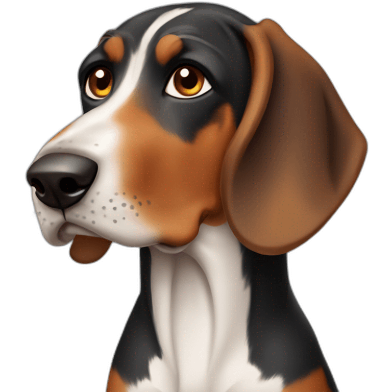 Coonhound emoji