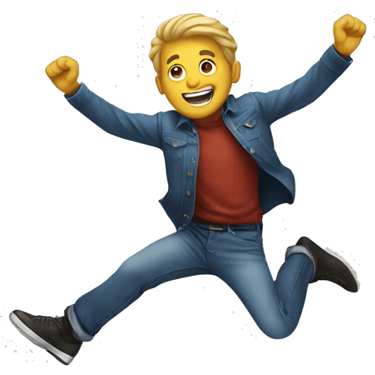 man jumping emoji