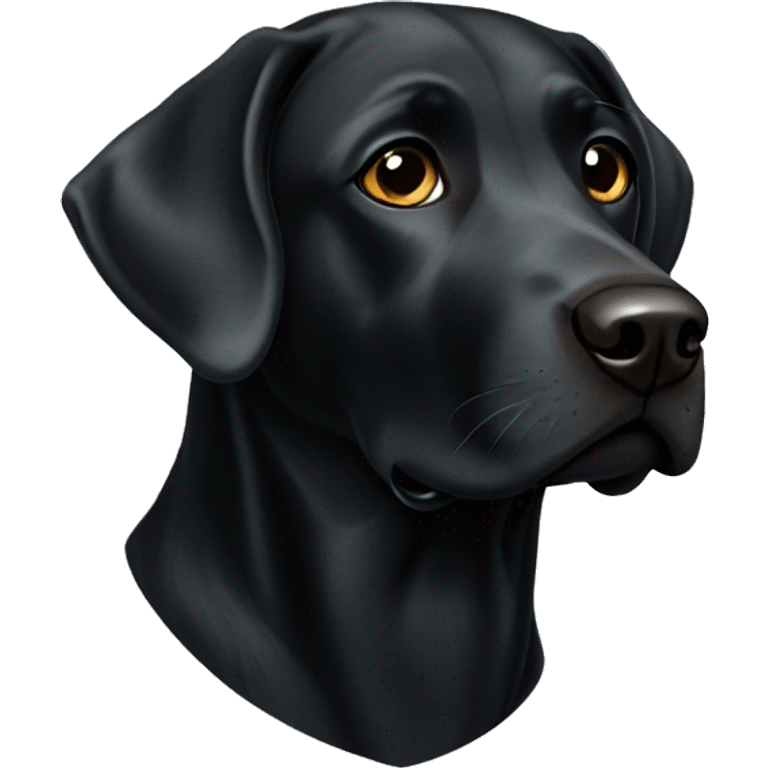 Black Labrador emoji