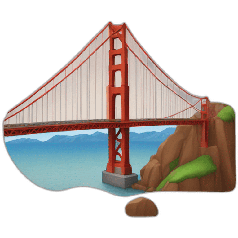 golden gate bridge emoji