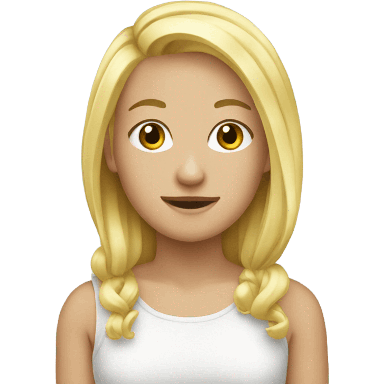 Blonde kiropractic  emoji