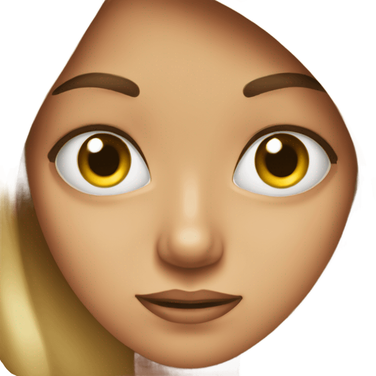 A girl rolling eyes looking at phone emoji