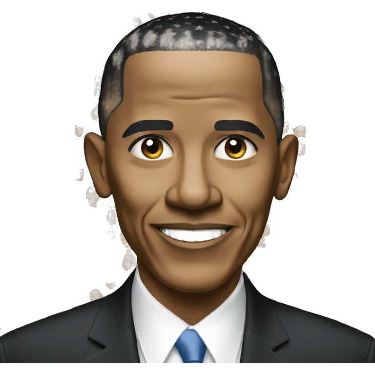 white obama emoji